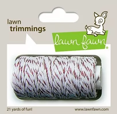Red Sparkle Cord Twine Lawn Fawn