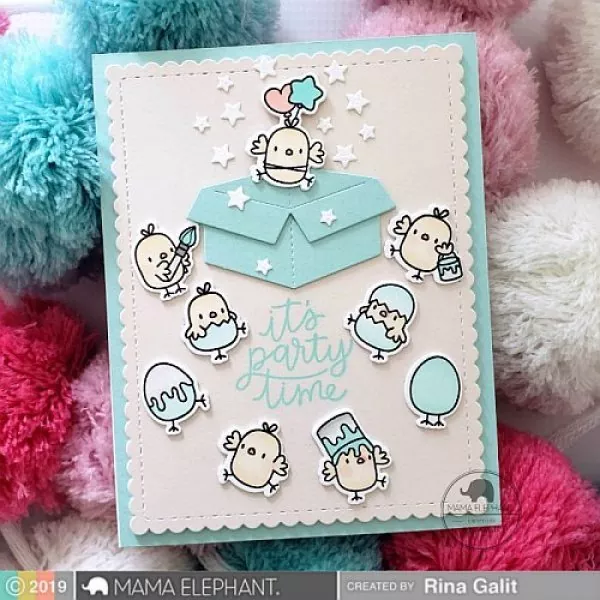 little chickie agenda mama elephant clear stamps stempel 1