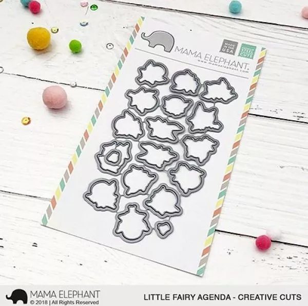 little fairy agenda mama elephant clear stamps stempel
