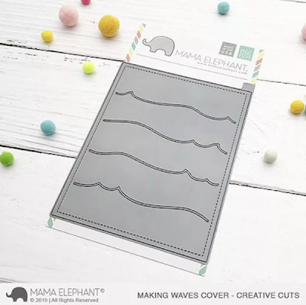 making waves cover dies creativecuts mama elephant
