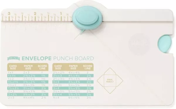 660541 we are memory keepers mini envelope punch board