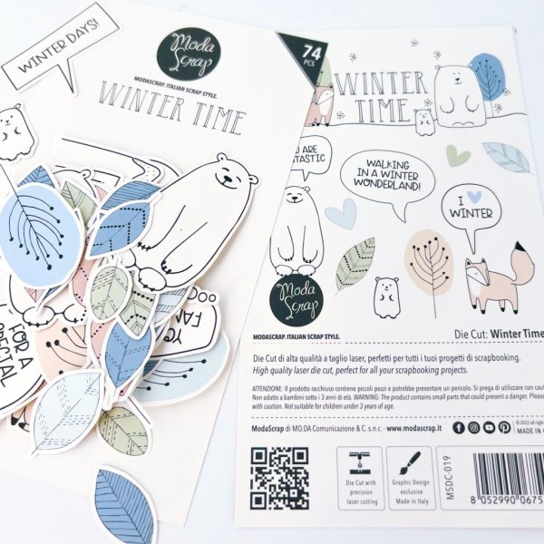 Die Cut - Winter Time Embellishment Modascrap
