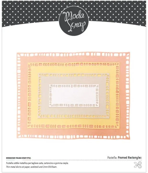 Framed Rectangles Dies Modascrap