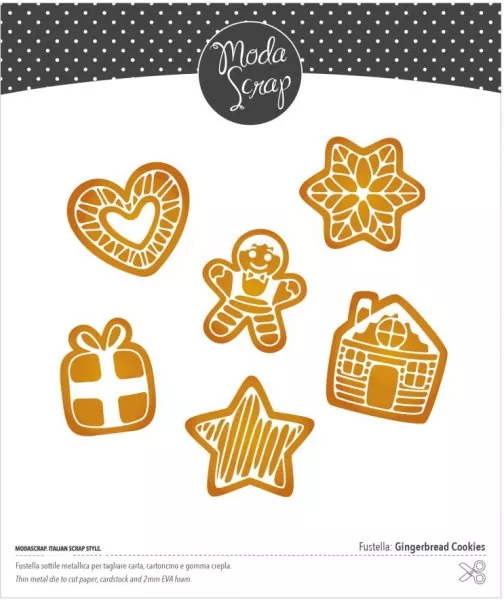 Gingerbread Cookies Dies Modascrap
