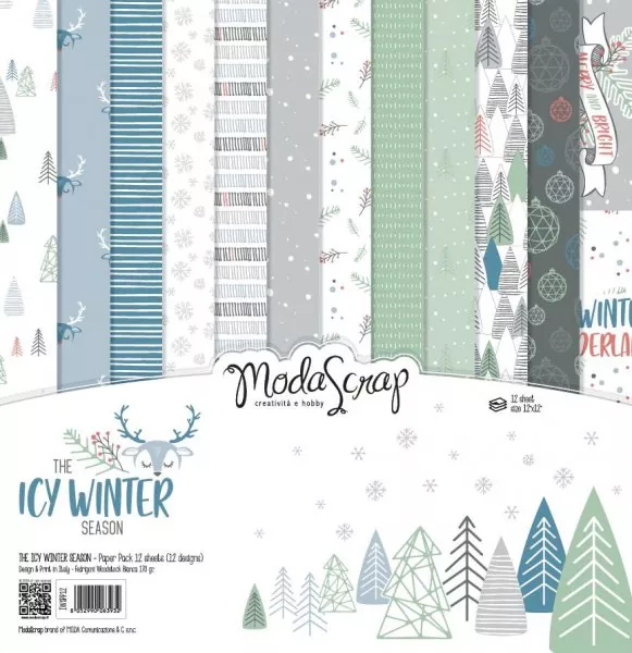 The Icy Winter Season 12x12 1 Paperpack Modascrap