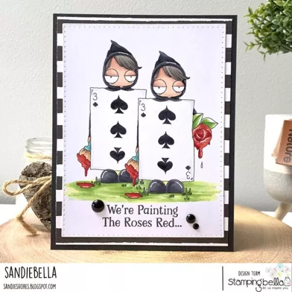 Stampingbella Oddball Playing Card Rubber Stamps 1