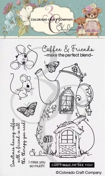 Perfect Blend Clear Stamps Colorado Craft Company by Kris Lauren
