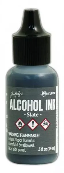 ranger alcohol ink 15 ml slate tim22183 tim holtz