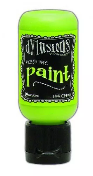 Fresh Lime Dylusions Paint Flip Cap Bottle Ranger