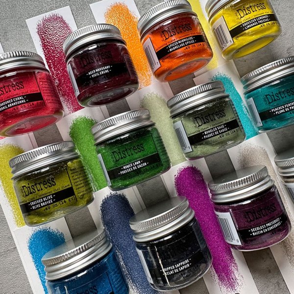 ranger distress embossing glaze Squeezed Lemonade tim holtz 2
