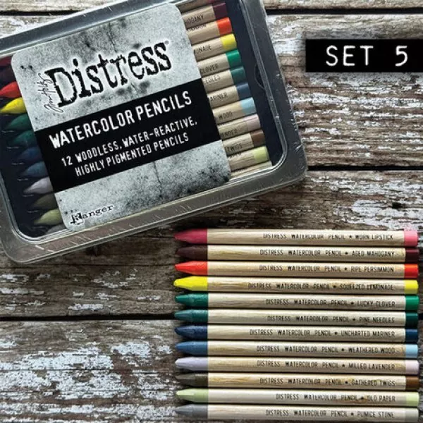 tim holtz distress watercolor pencils Set 5 ranger 2
