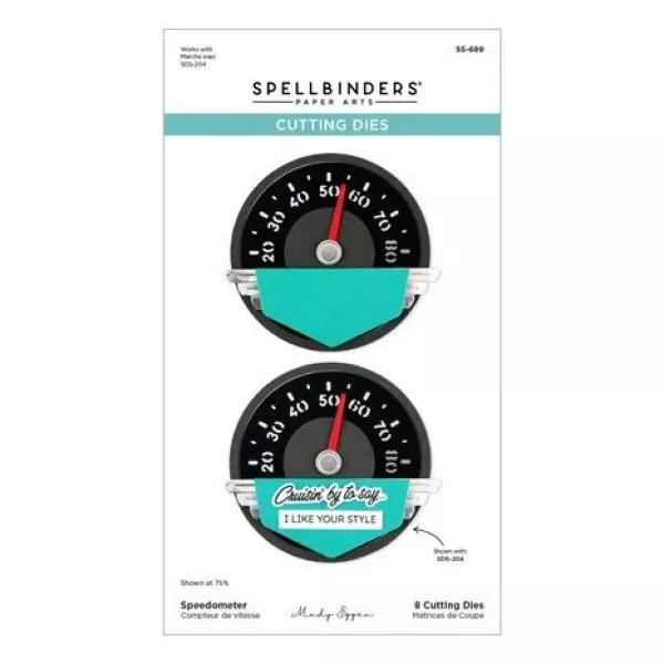 spellbinders dies Classic Road Legends Speedometer 3