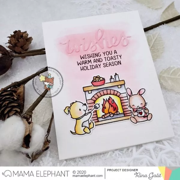 Toasty Friends Clear Stamps Mama Elephant 1