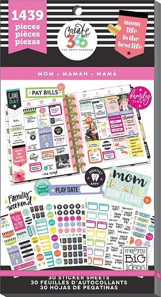 Mom Life Planner Sticker Book