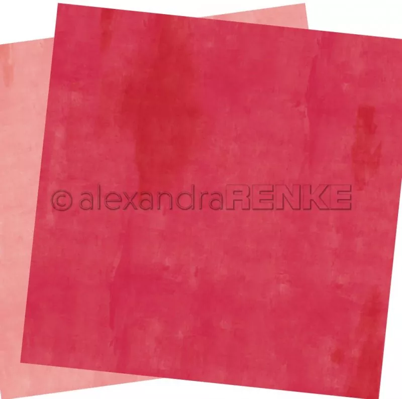 Doppelseitig ruhiges Dunkelrosa Scrapbooking Paper Alexandra Renke
