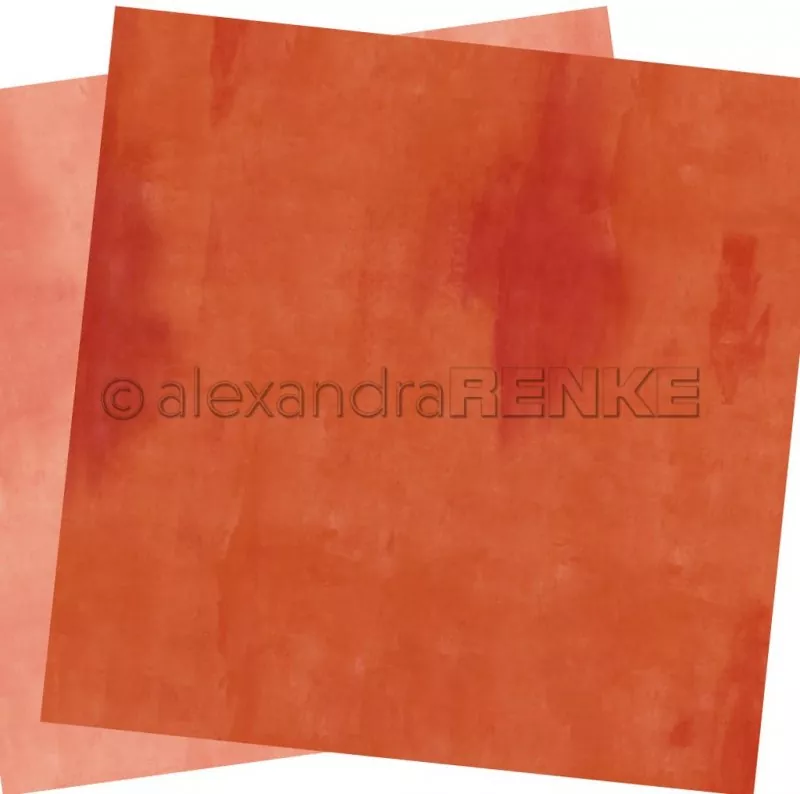Doppelseitig ruhiges coral Scrapbooking Paper Alexandra Renke