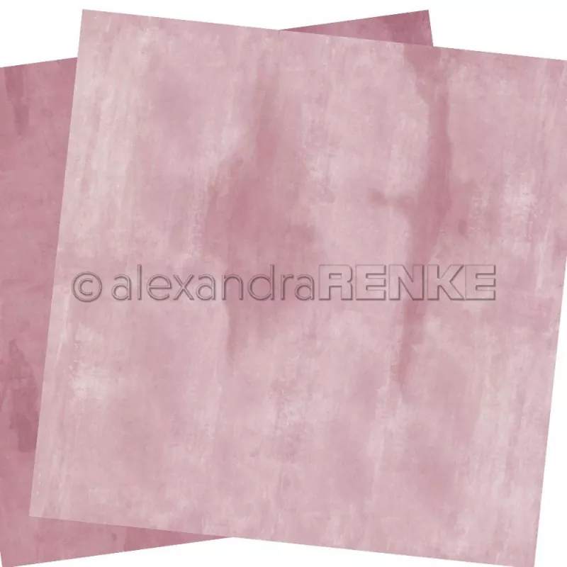 Zweiseitg Calm Dusty Rose Mit Dark Mauve Scrapbooking Paper Alexandra Renke