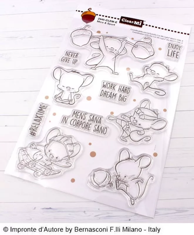 Mice & Sport Clear Stamps Impronte D'Autore