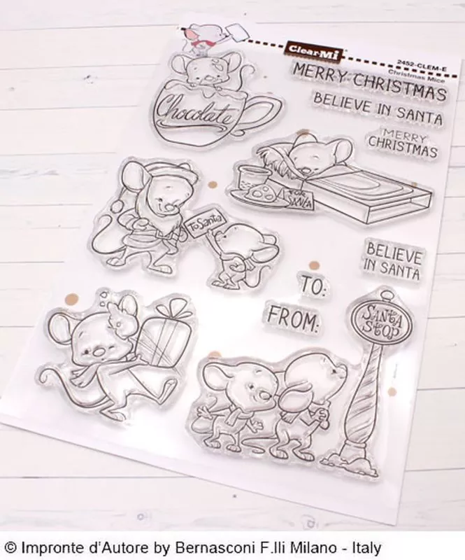 Christmas Mice Clear Stamps Impronte D'Autore