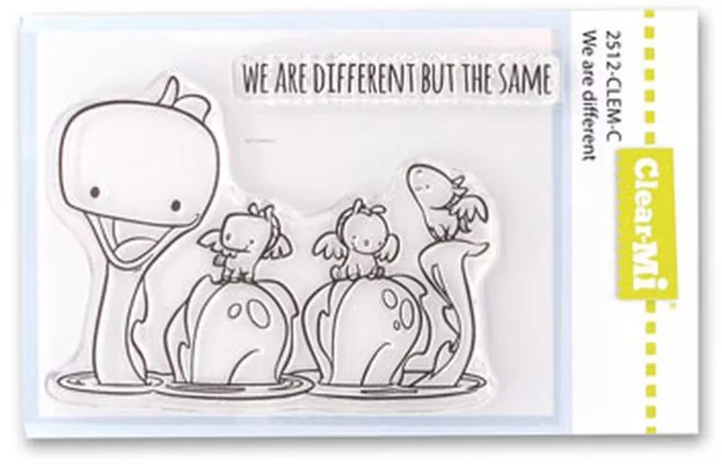 We are different Clear Stamps Impronte D'Autore