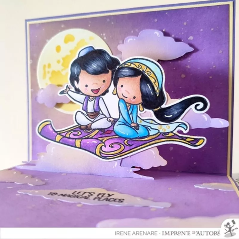Aladdin & Jasmine Clear Stamps Impronte D'Autore 1