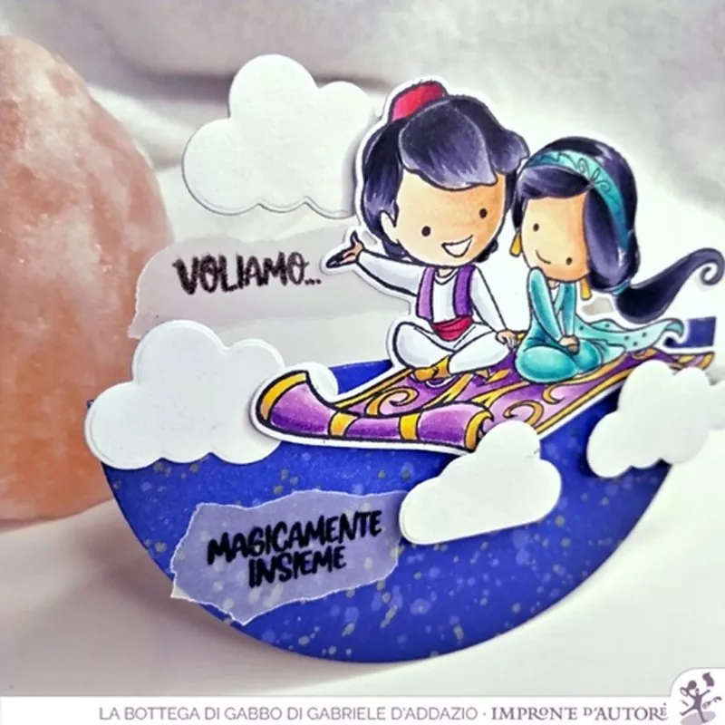 Aladdin & Jasmine Clear Stamps Impronte D'Autore 2