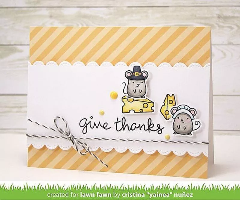 thankfulmice2 stamp LF936 Lawn Fawn