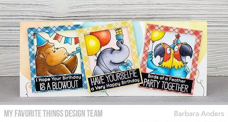 4MFT BB106 PicturePerfectPartyAnimals ClearStamps MyFavoriteThings 3