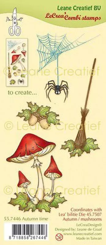 Leane Creatief combi clear stamps Autumn Time