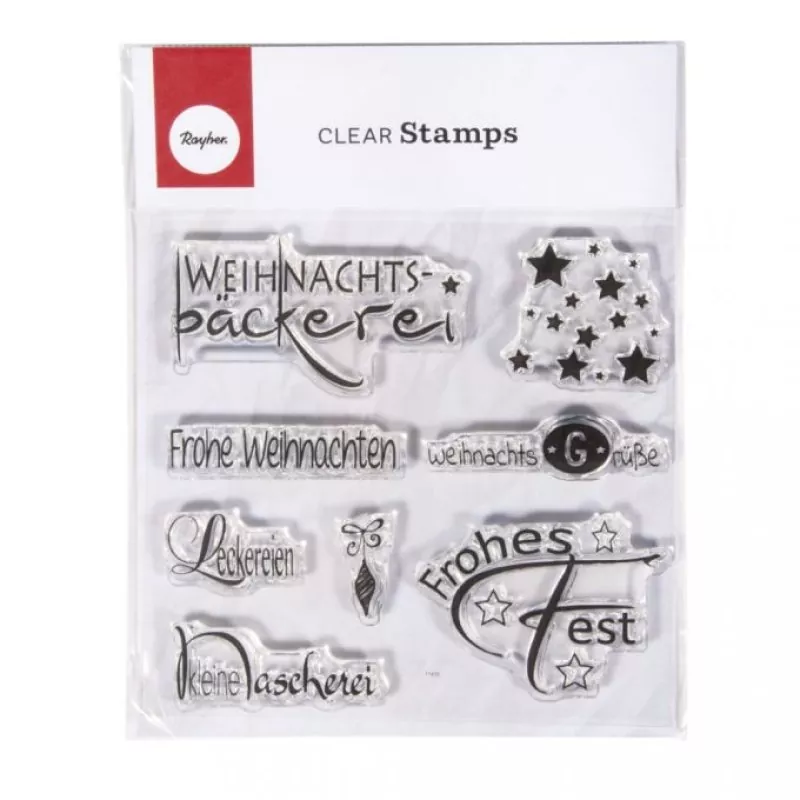 Weihnachten clear stamps rayher 1