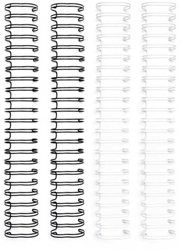 Wire Binding 1 Inch Black & White We R Memory Keepers
