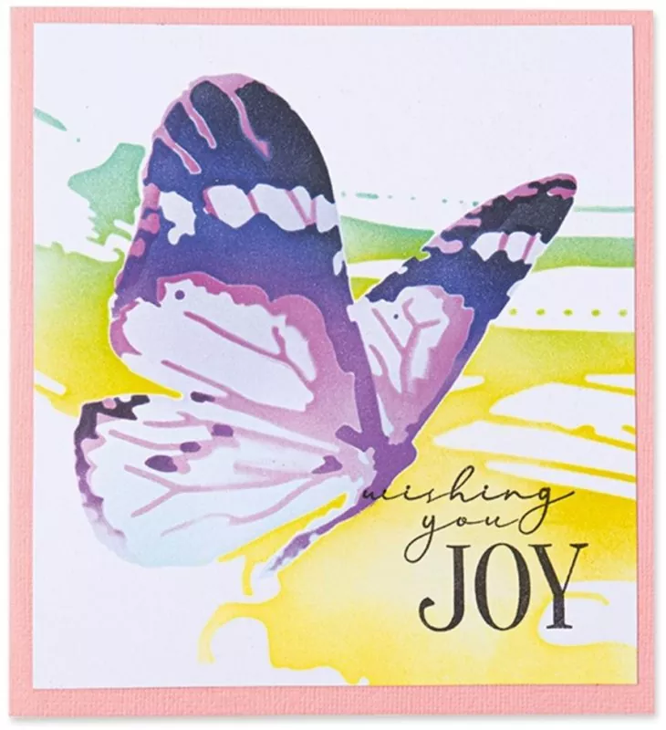 Butterfly Layered Stencils Sizzix