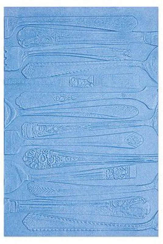 Silverware 3D Embossing Folder from Eileen Hull by Sizzix