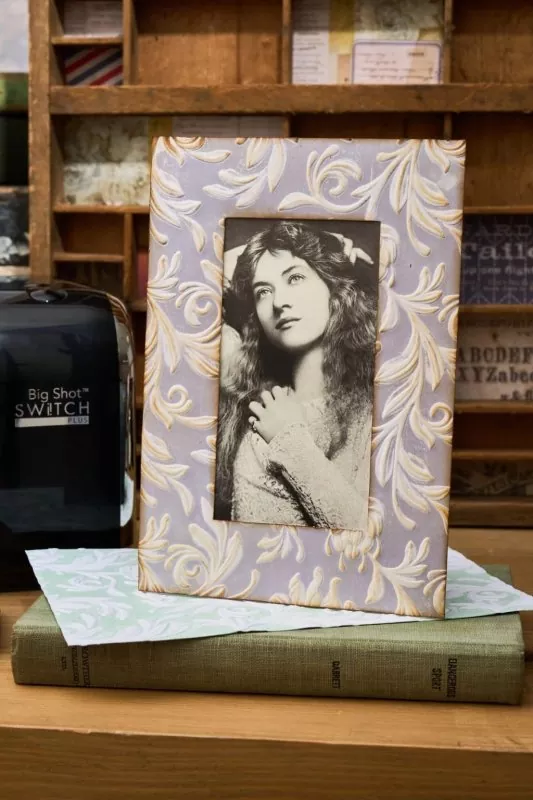 Tim Holtz Botanical Large 3D Texture Fades A5 Embossing Folder Sizzix 2
