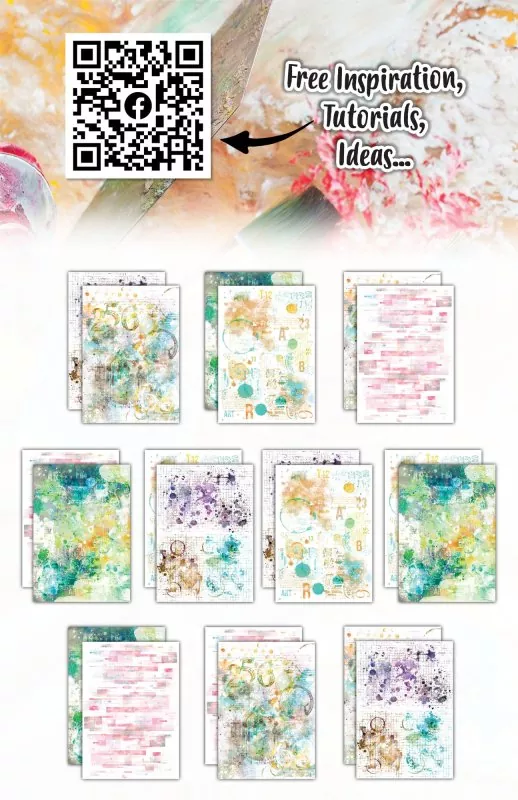 Prism Palette #8 paper Kit A5 craft emotions 1