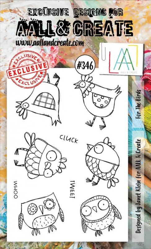 aall create clear stamp For The Birds