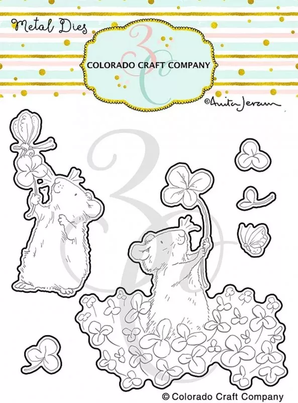4 Leaf Clover Dies Colorado Craft Company by Anita Jeram