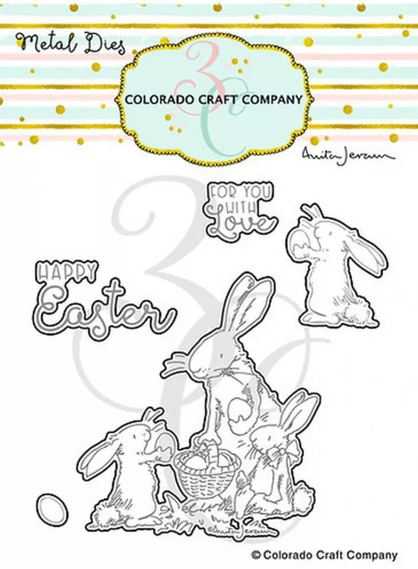 Happy Easter Dies Colorado Craft Company by Anita Jeram