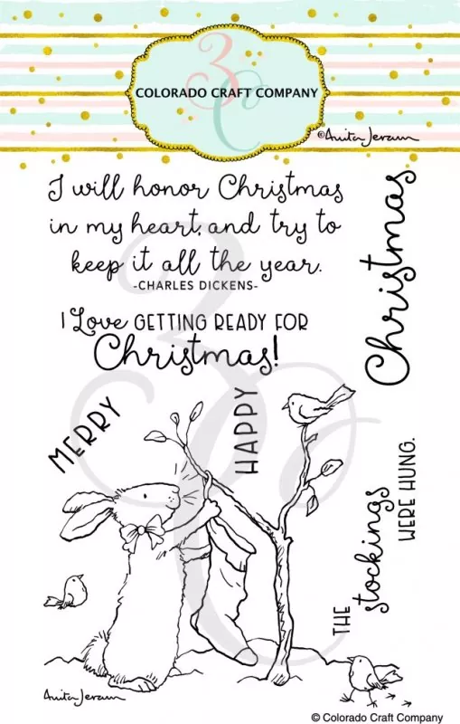 Getting Ready Clear Stamps Colorado Craft Company by Anita Jeram