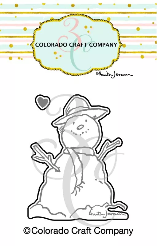Sweetest Snowman Mini Dies Colorado Craft Company by Anita Jeram