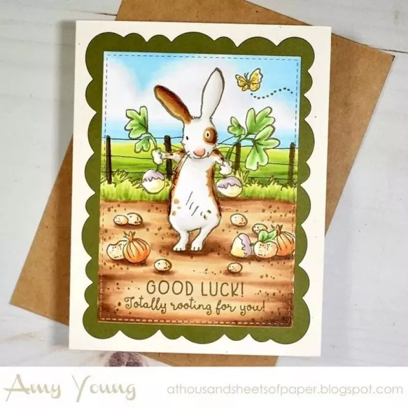 Rooting For You Stamp & Die Bundle Colorado Craft Company 4