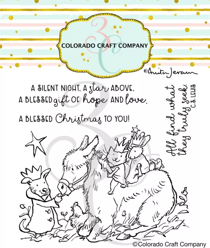 Three Kings Clear Stamps Colorado Craft Company by Anita Jeram