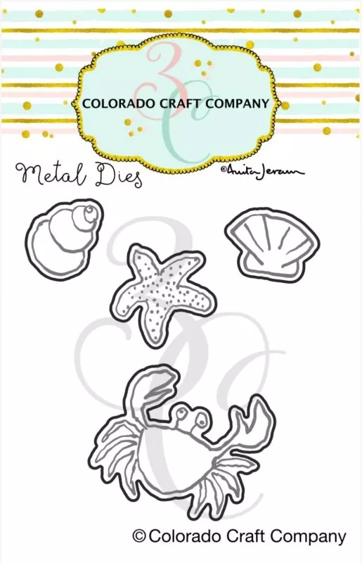 Crabby Mini Dies Colorado Craft Company by Anita Jeram