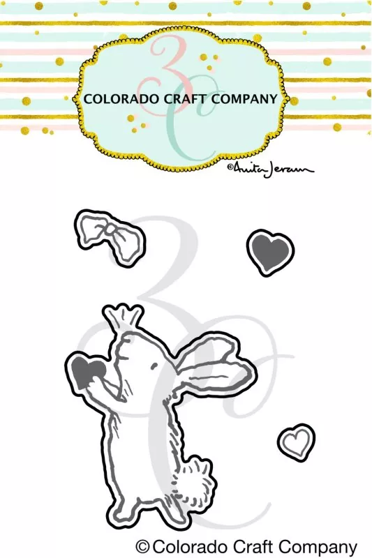 For You Bunny Mini Dies Colorado Craft Company by Anita Jeram