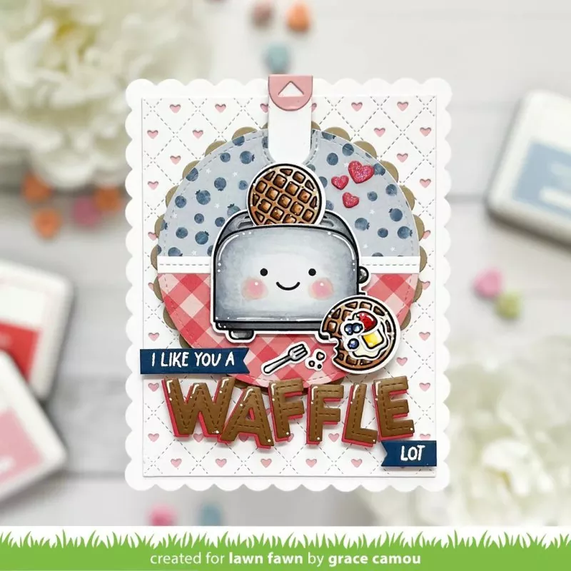 A Waffle Lot Clear Stamps Lawn Fawn 7