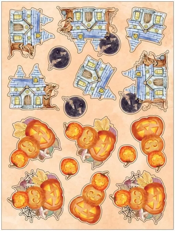 Trick or Treat 3D Topper Pad Die Cut Embellishment Crafters Companion 1