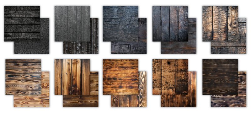 Craft Consortium  - Scorched Wood 6"x6" inch paper pad 1