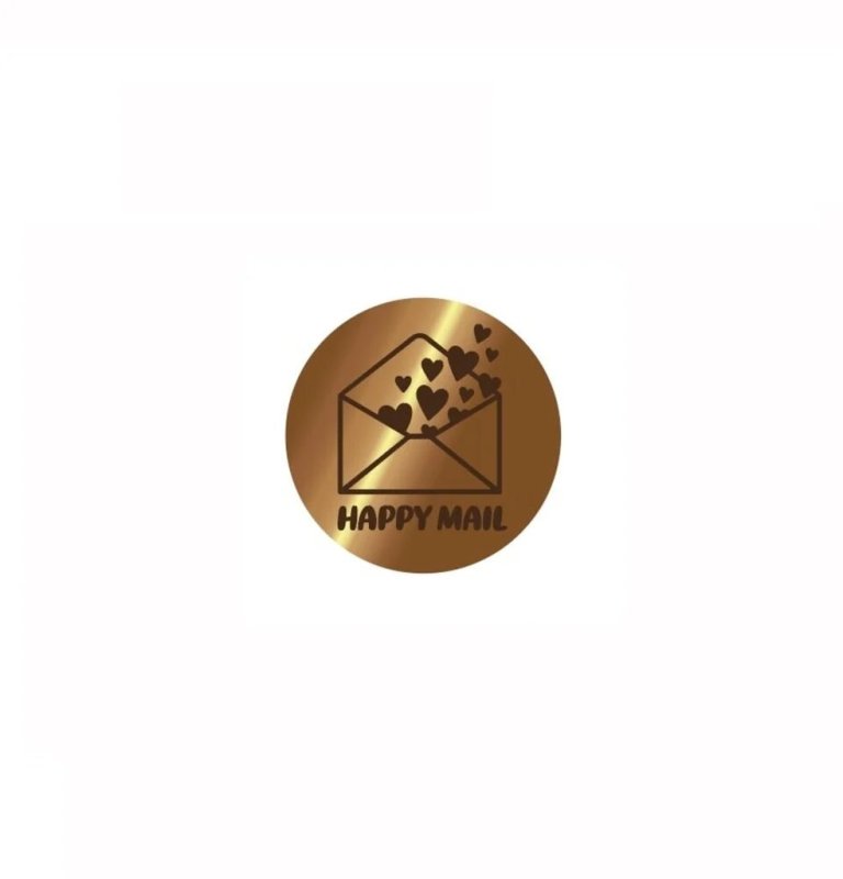 Happy Mail 1 Wax Seal Stamp Carlijn Design Detail 1
