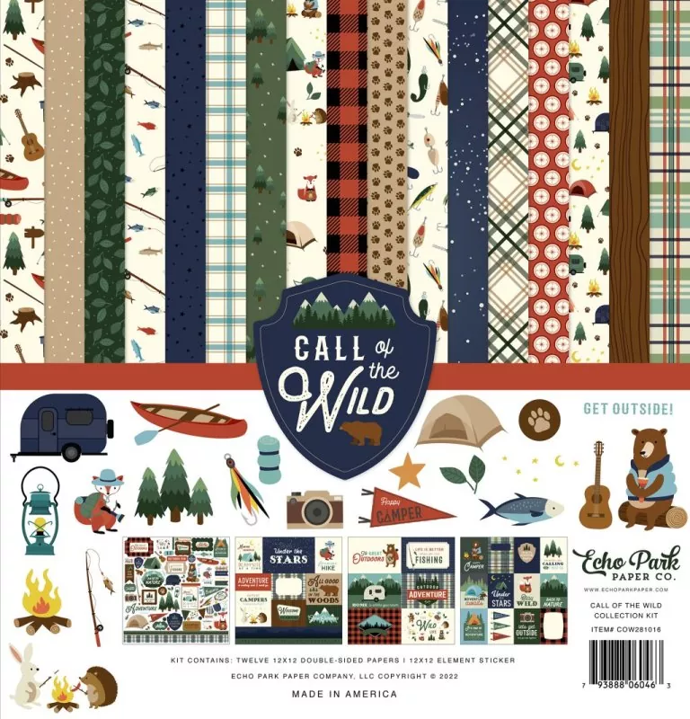 Echo Park Call Of The Wild 12x12 inch collection kit