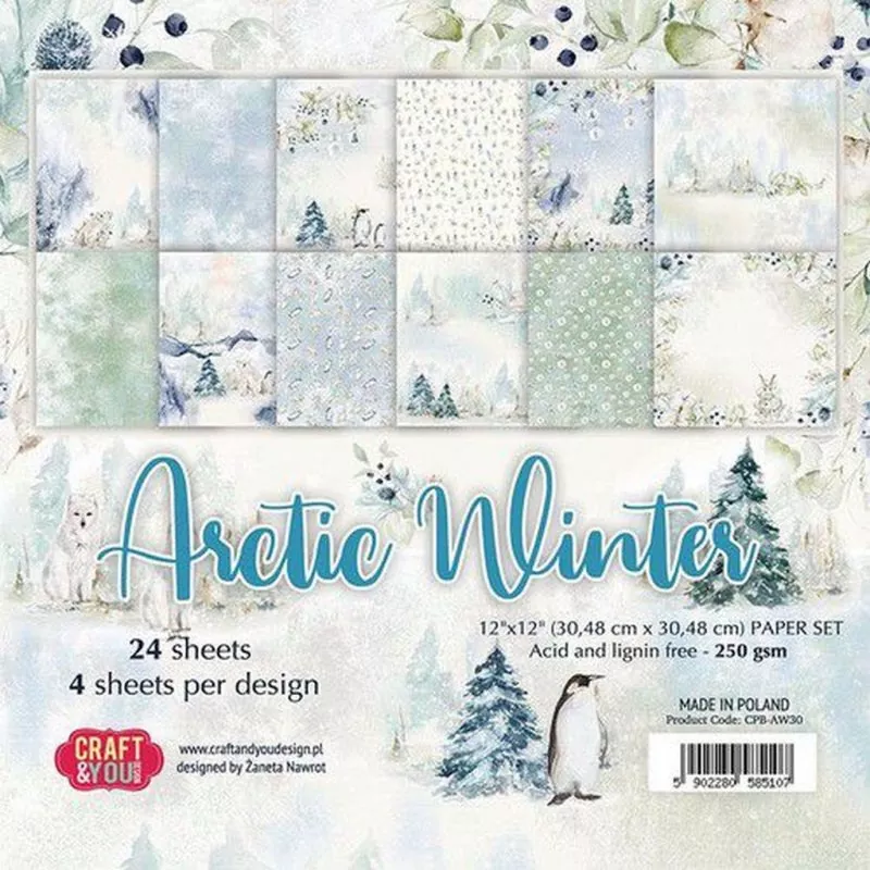 Arctic Winter Paper Small Paper Set Craft & You